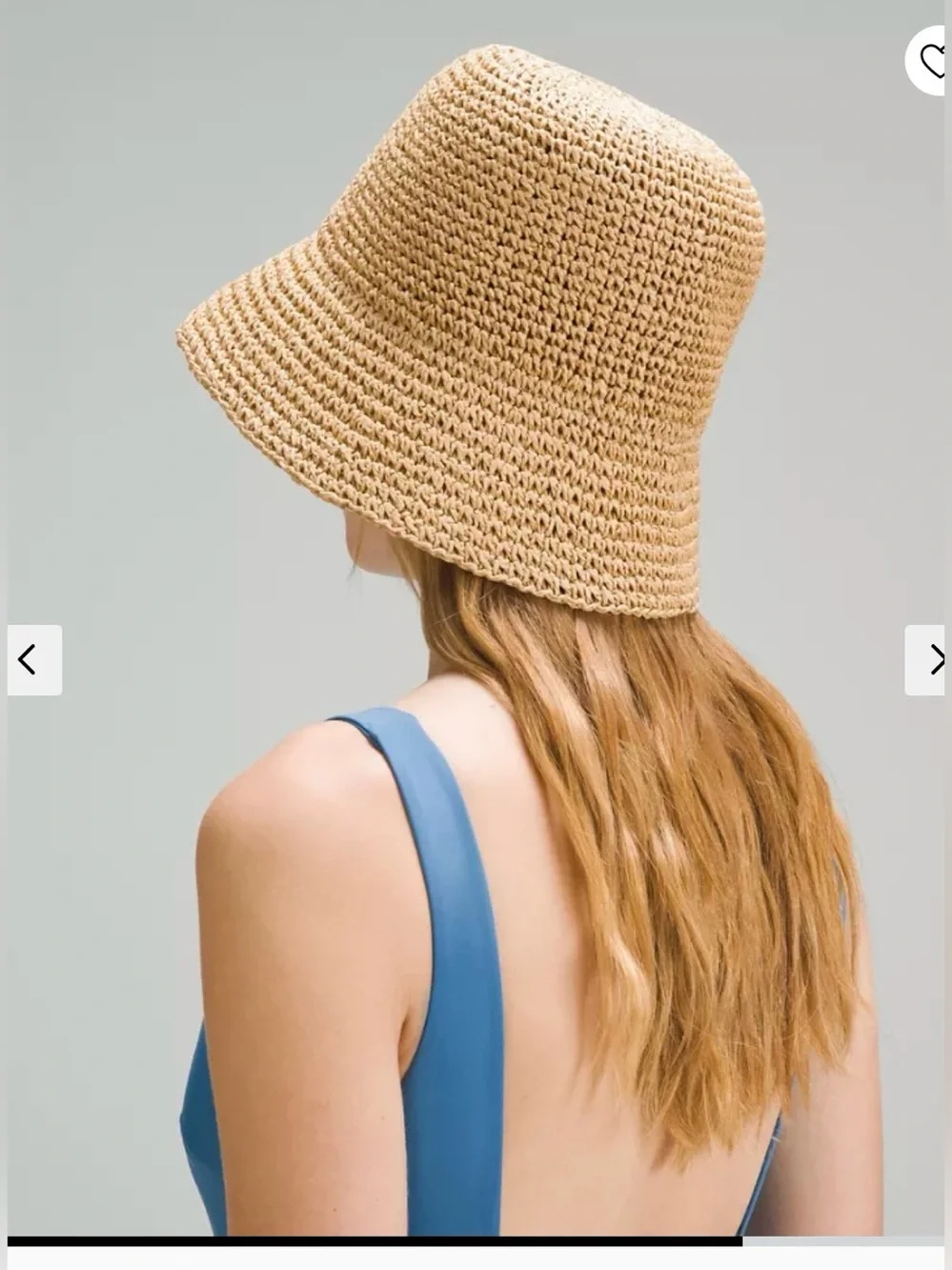 Lululemon Bucket Straw Hat